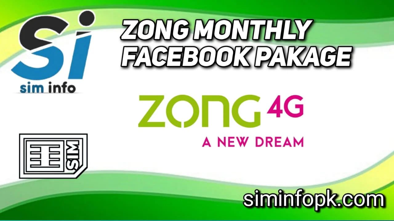 Zong monthly facebook pakage