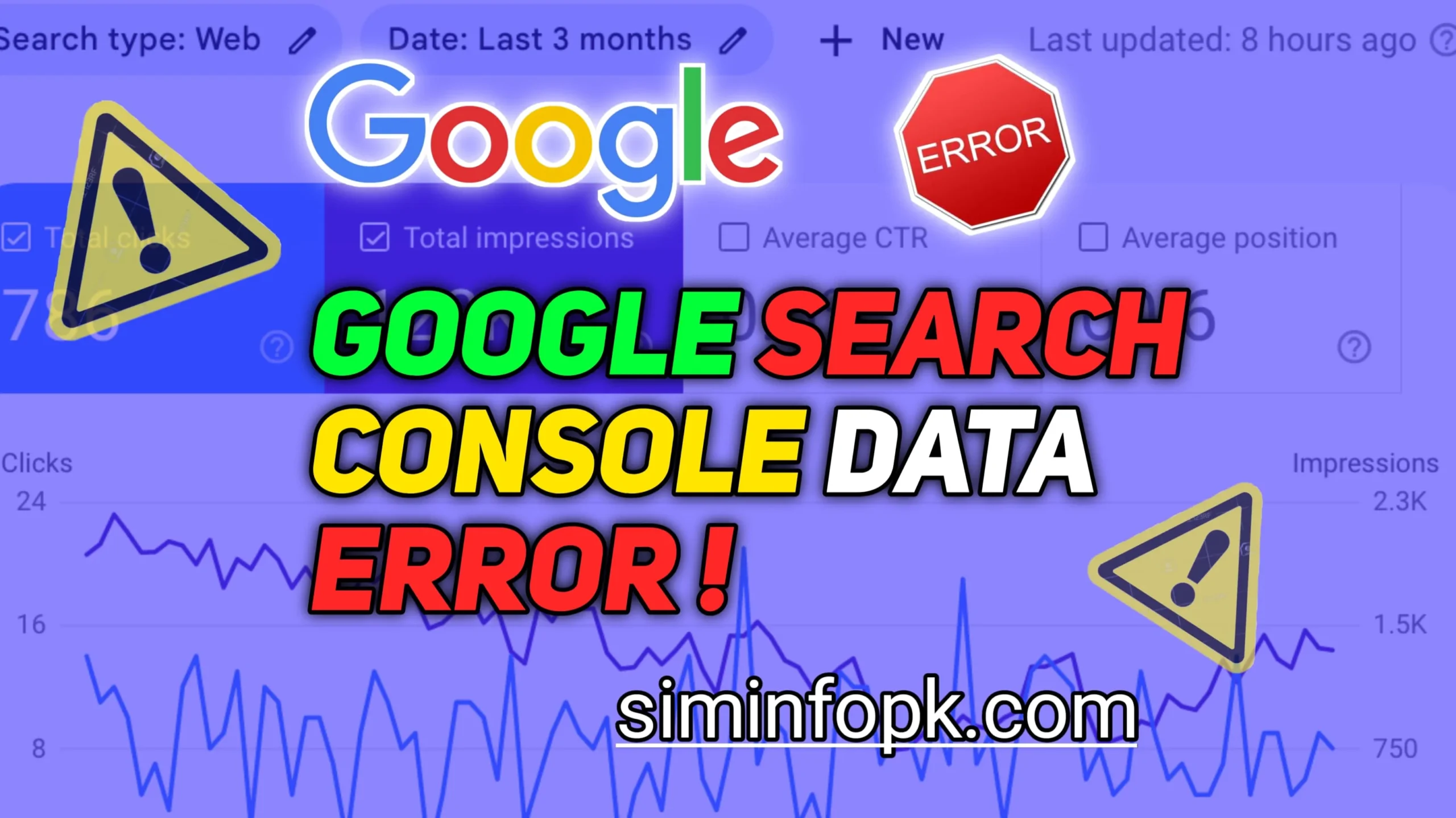 Google search console data