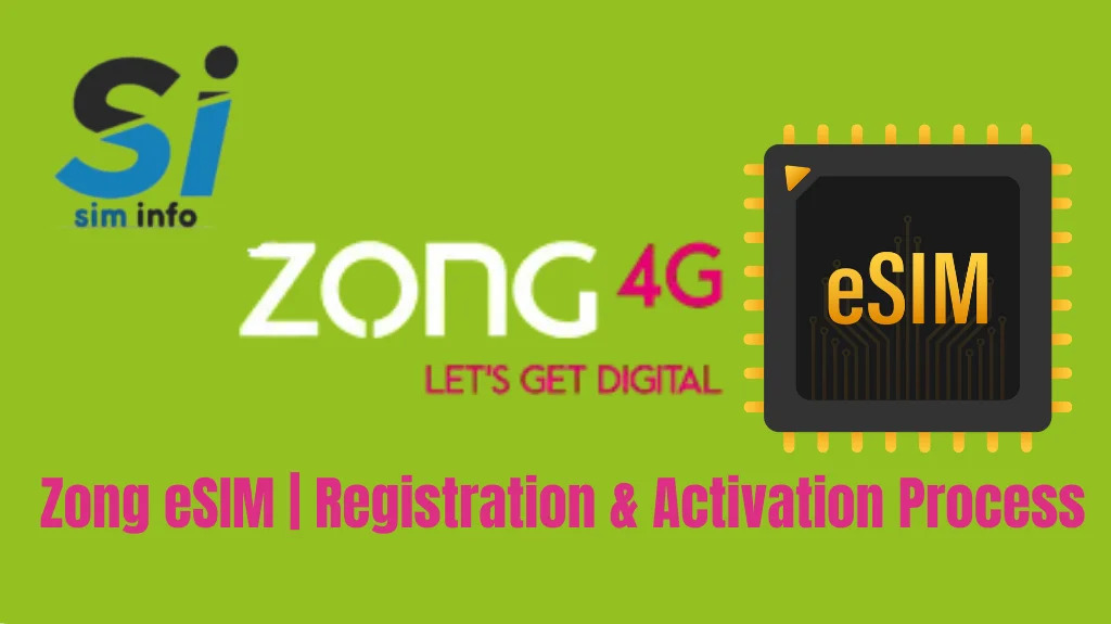 Zong eSIM | Registration & Activation Process