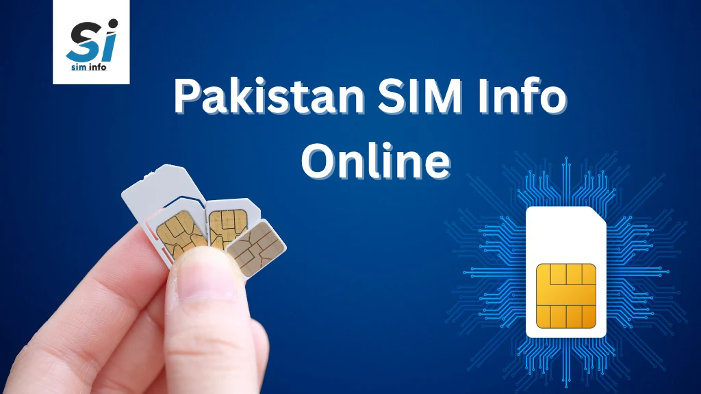 Pakistan sim info online